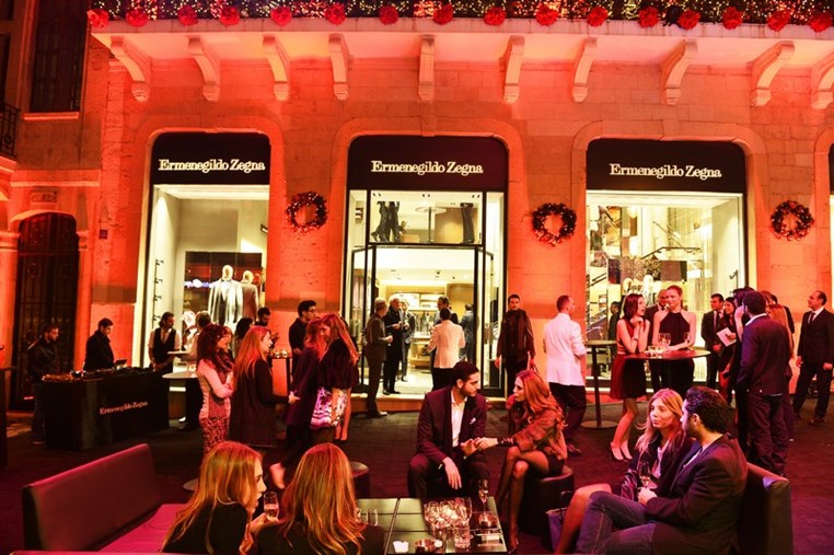 ERMENEGILDO ZEGNA CELBERATES NEW DOWNTOWN Italian brands revamped store opens with winter trunk show